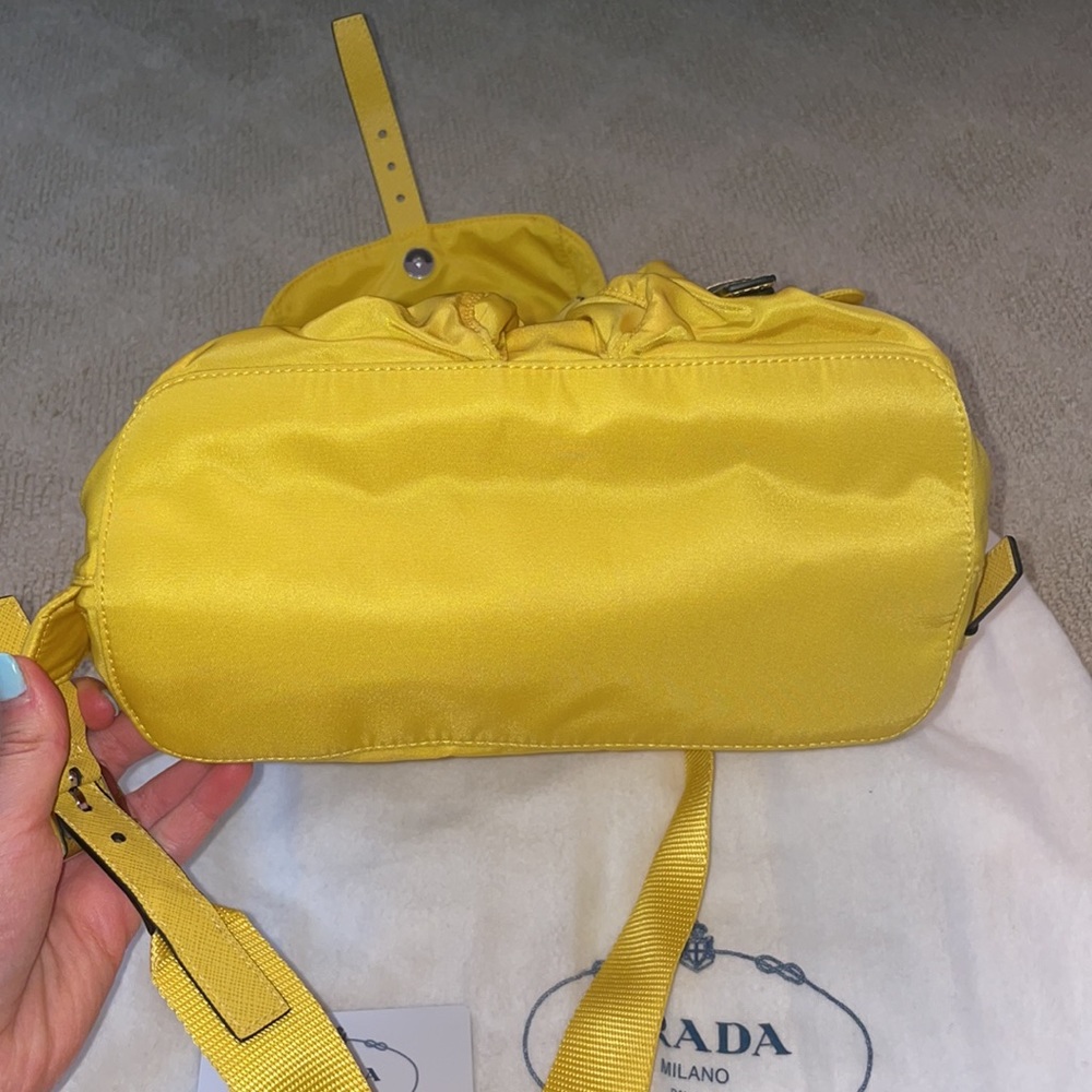 Prada Yellow Mini Knapsack - Picture 6 of 6